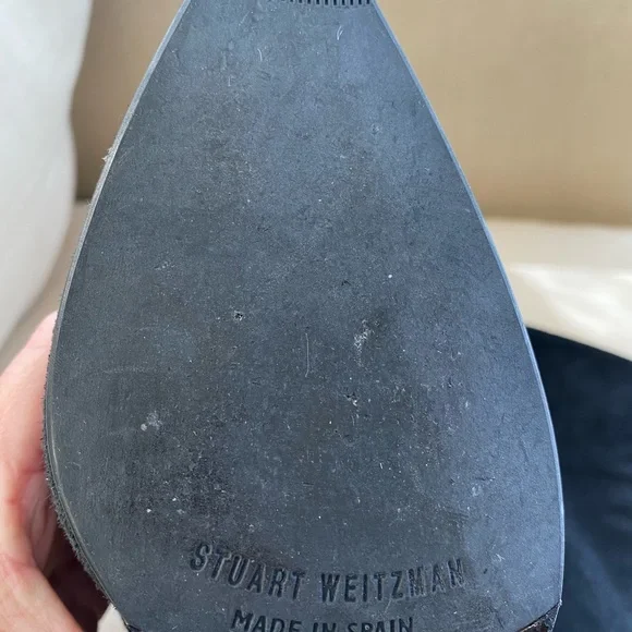 Stuart Weitzman black suede booties - Picture 5 of 5